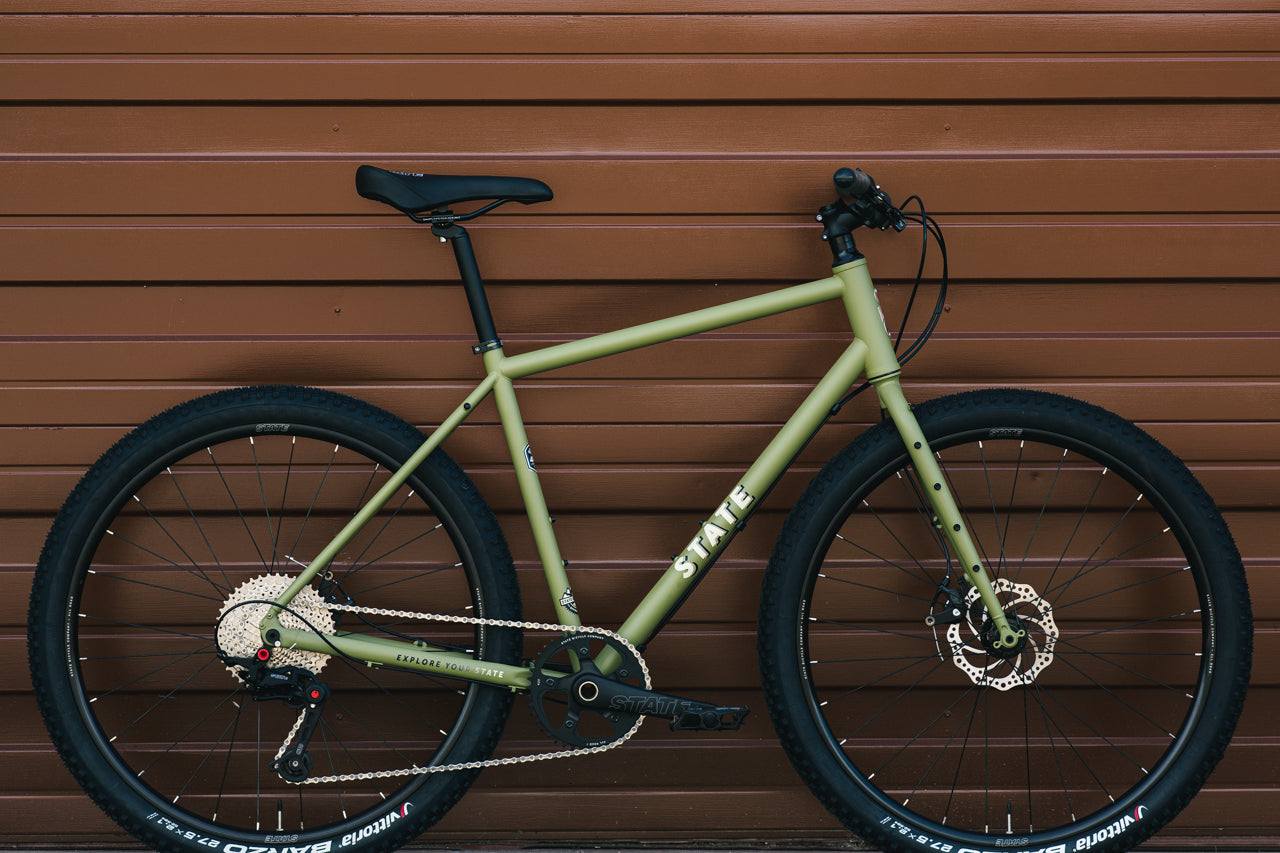 4130 All-Road - Flat Bar - Matte Olive (650b / 700c)