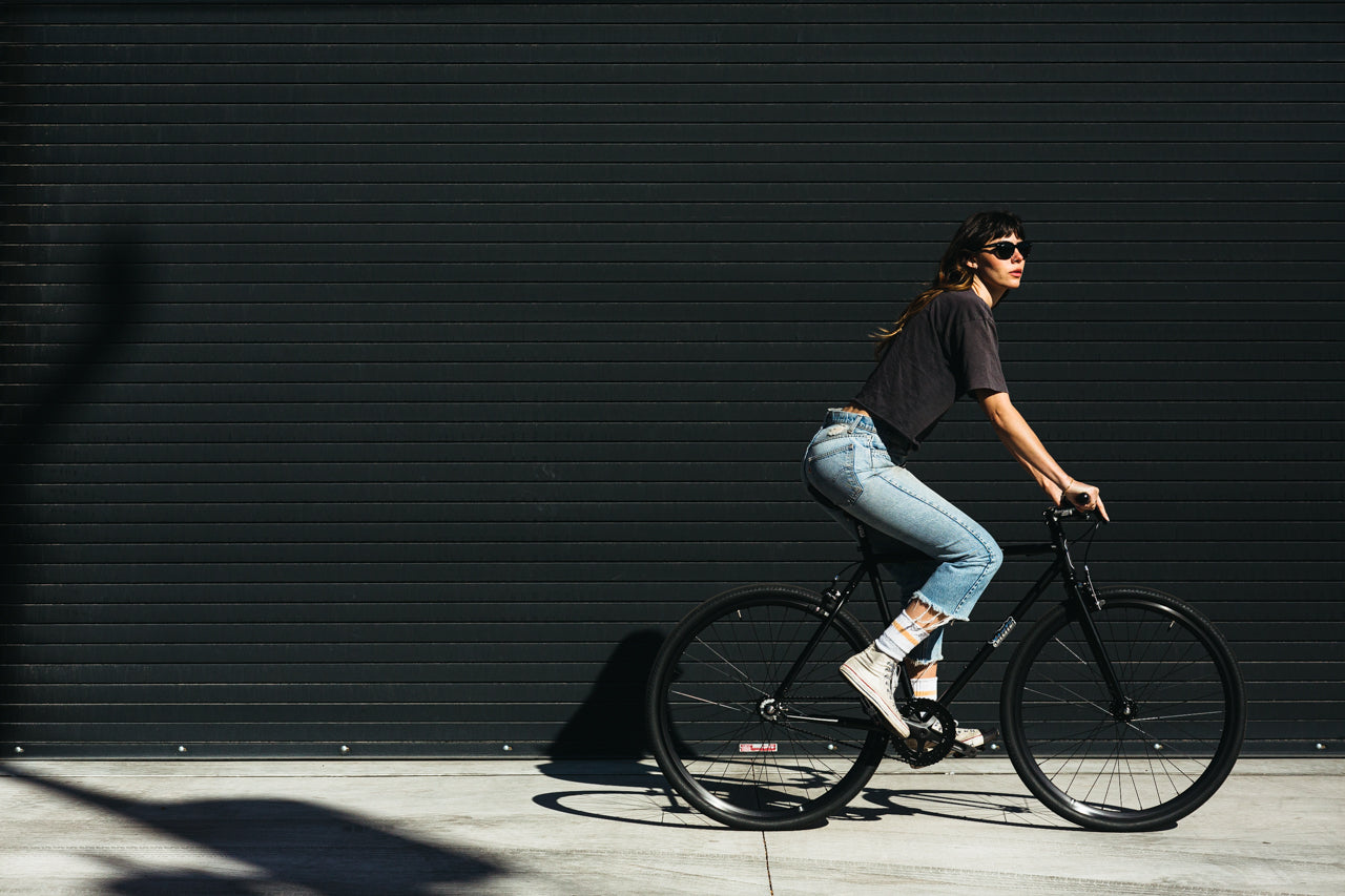 4130 - Matte Black / Mirror – (Fixed Gear / Single-Speed)