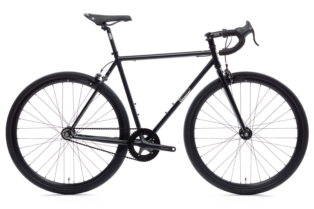 4130 - Matte Black / Mirror – (Fixed Gear / Single-Speed) - Cycleson