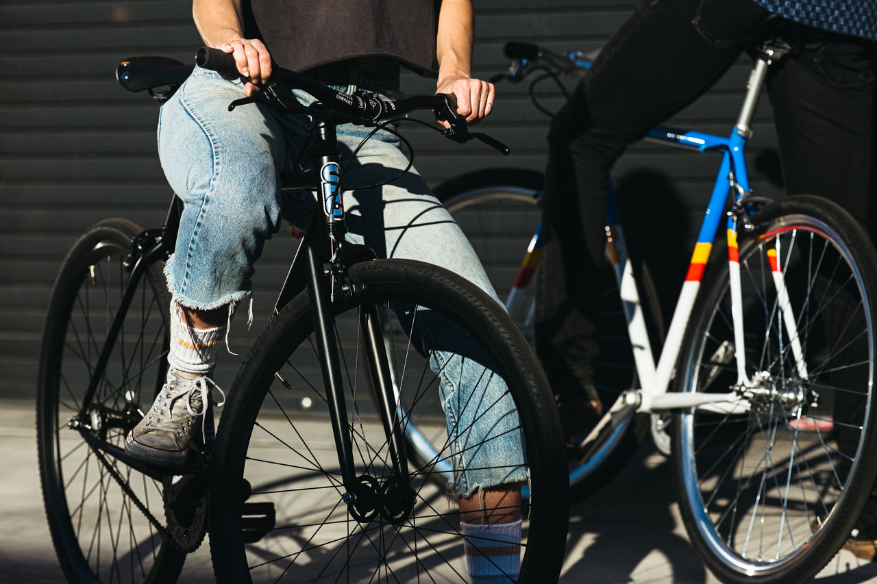 4130 - Matte Black / Mirror – (Fixed Gear / Single-Speed)