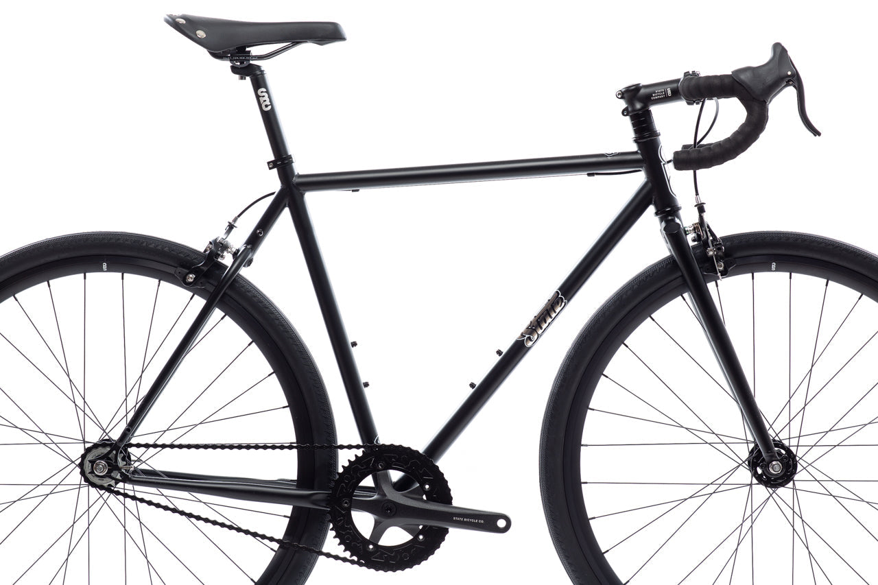 4130 - Matte Black / Mirror – (Fixed Gear / Single-Speed) - Cycleson