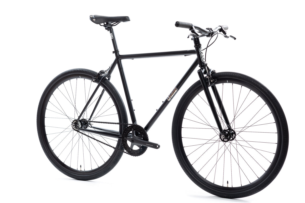 4130 - Matte Black / Mirror – (Fixed Gear / Single-Speed) - Cycleson