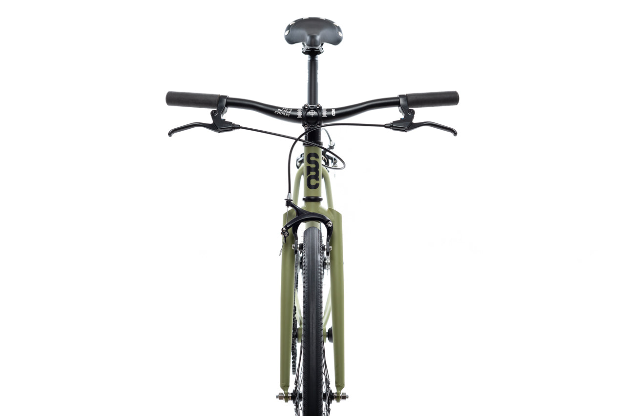 4130 - Matte Olive – (Fixed Gear / Single-Speed) - Cycleson
