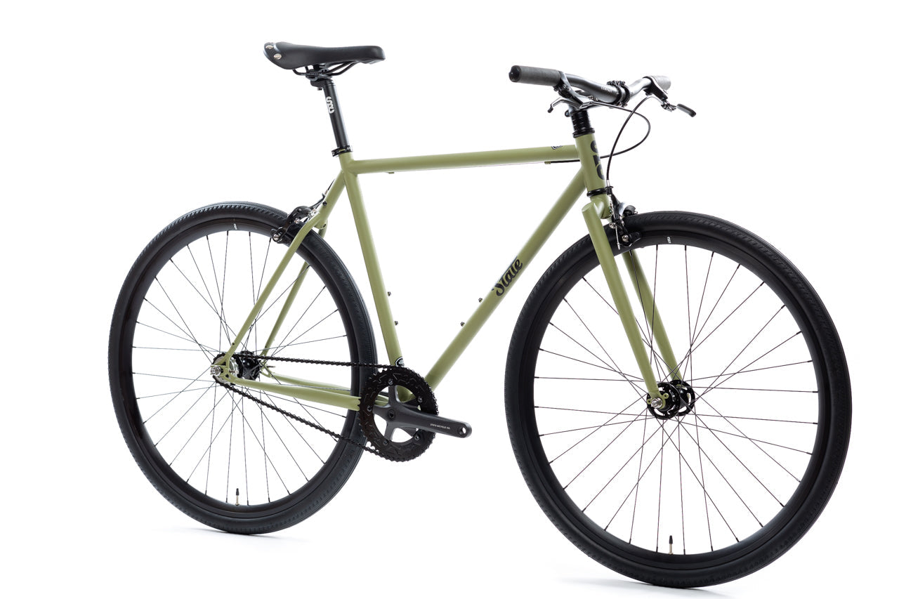 4130 - Matte Olive – (Fixed Gear / Single-Speed) - Cycleson