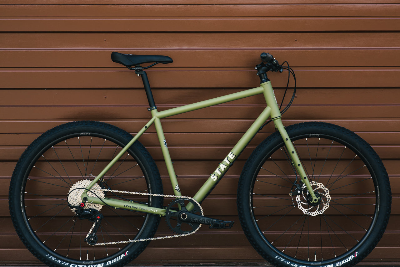 4130 All-Road - Flat Bar - Matte Olive (650b / 700c)