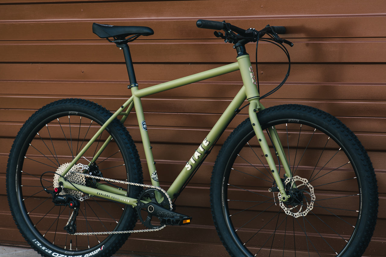 4130 All-Road - Flat Bar - Matte Olive (650b / 700c)