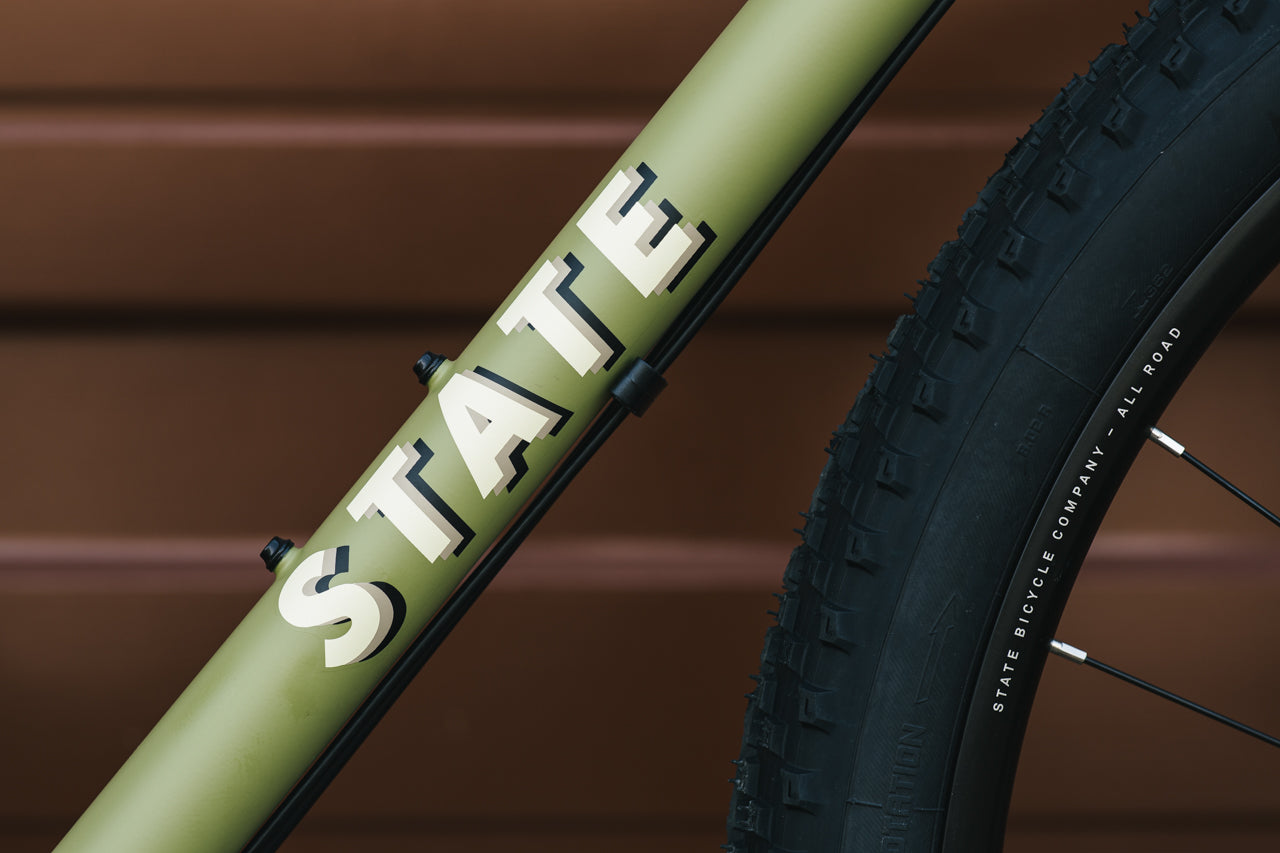 4130 All-Road - Flat Bar - Matte Olive (650b / 700c)