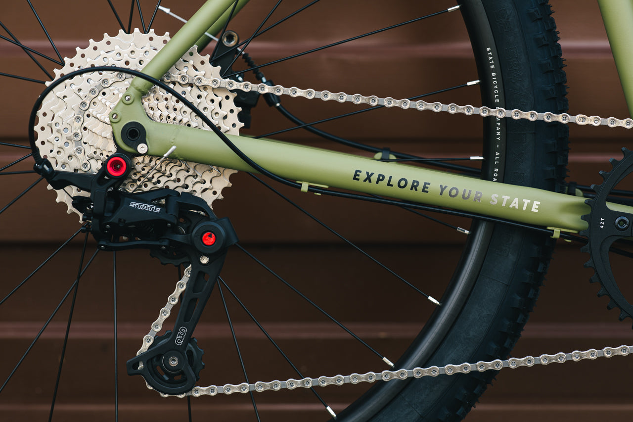 4130 All-Road - Flat Bar - Matte Olive (650b / 700c)