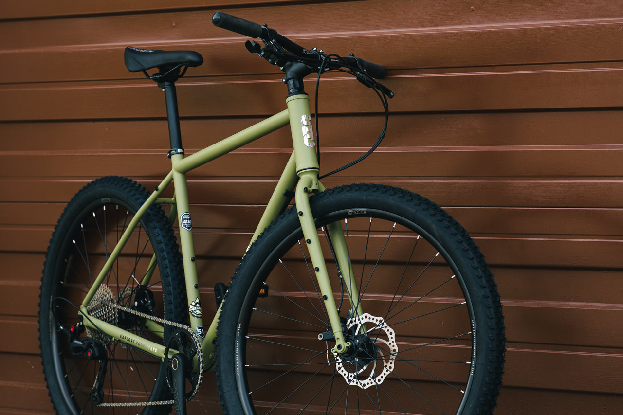 4130 All-Road - Flat Bar - Matte Olive (650b / 700c)