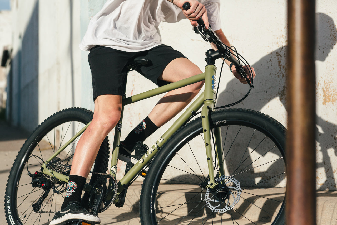 4130 All-Road - Flat Bar - Matte Olive (650b / 700c)