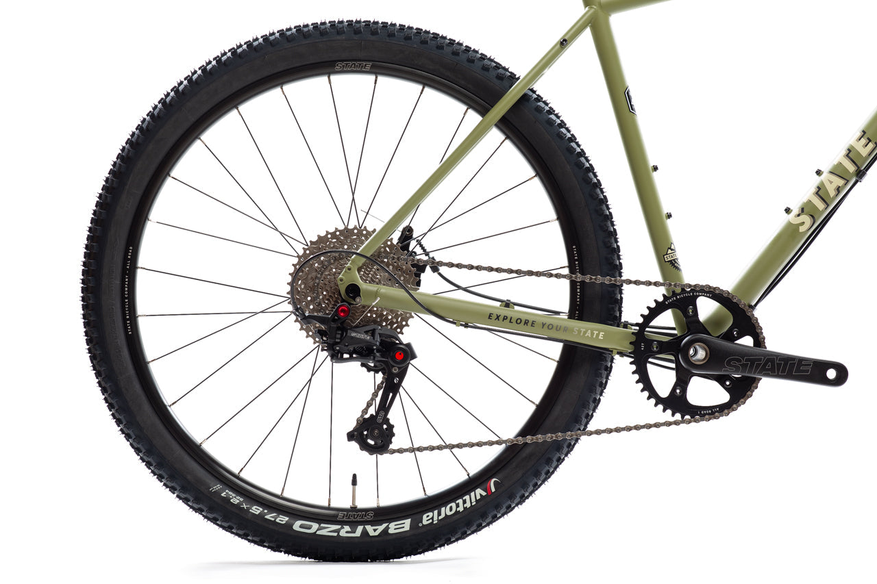 4130 All-Road - Flat Bar - Matte Olive (650b / 700c) - Cycleson