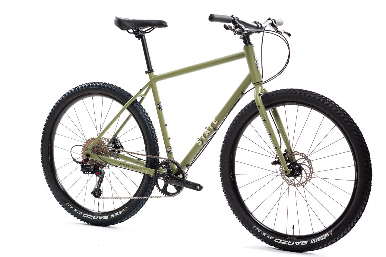 4130 All-Road - Flat Bar - Matte Olive (650b / 700c) - Cycleson