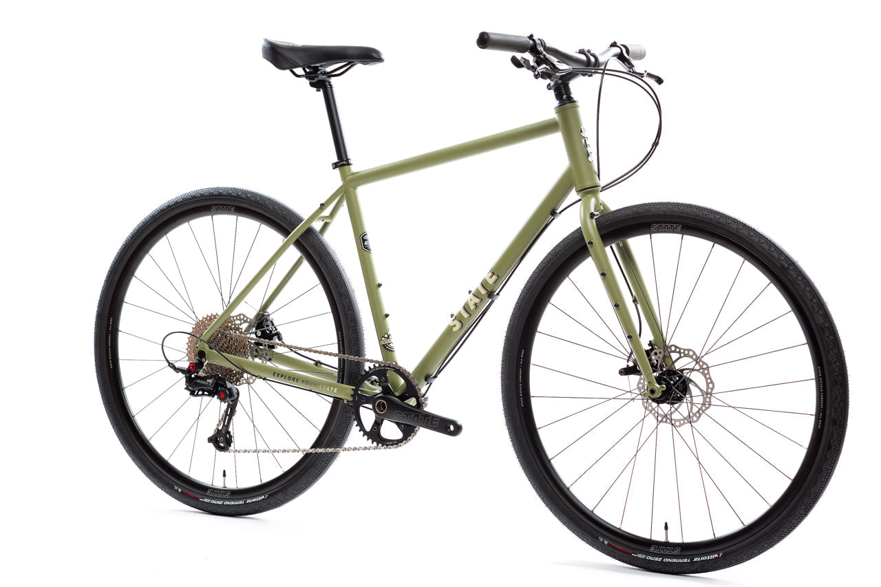 4130 All-Road - Flat Bar - Matte Olive (650b / 700c) - Cycleson