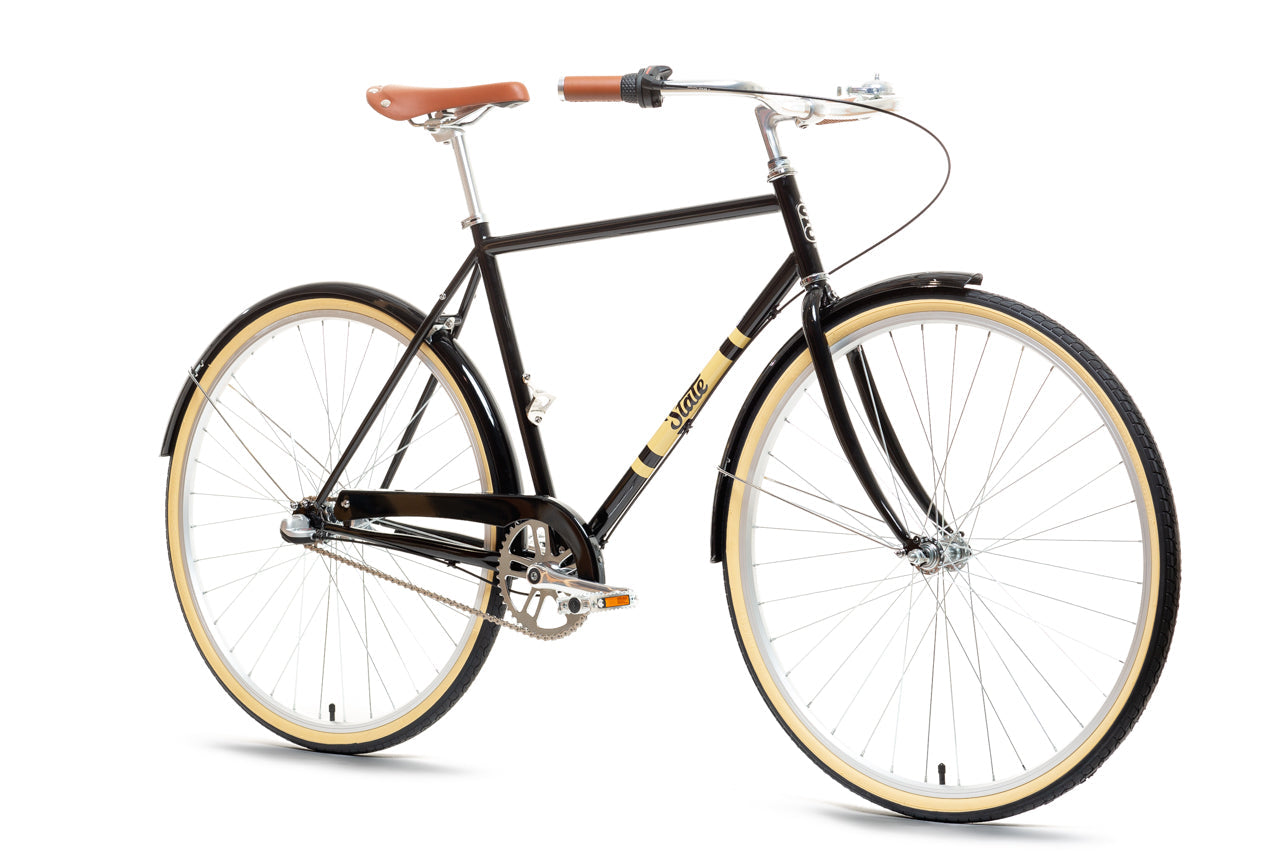 City Bike - The Black & Tan (3 Speed) - Cycleson