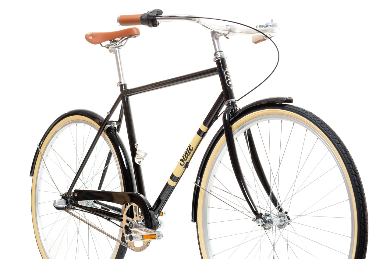 City Bike - The Black & Tan (3 Speed) - Cycleson