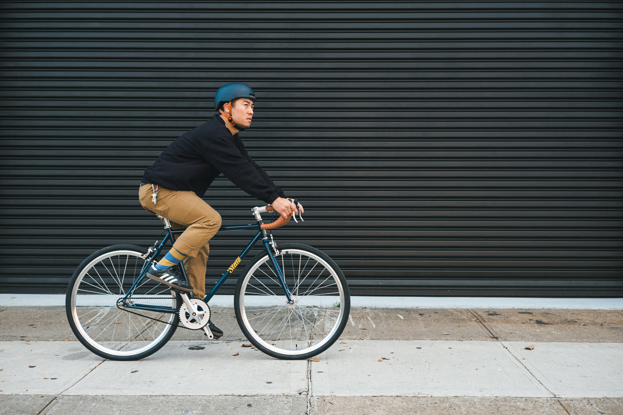 4130 - Navy / Gold – (Fixed Gear / Single-Speed)