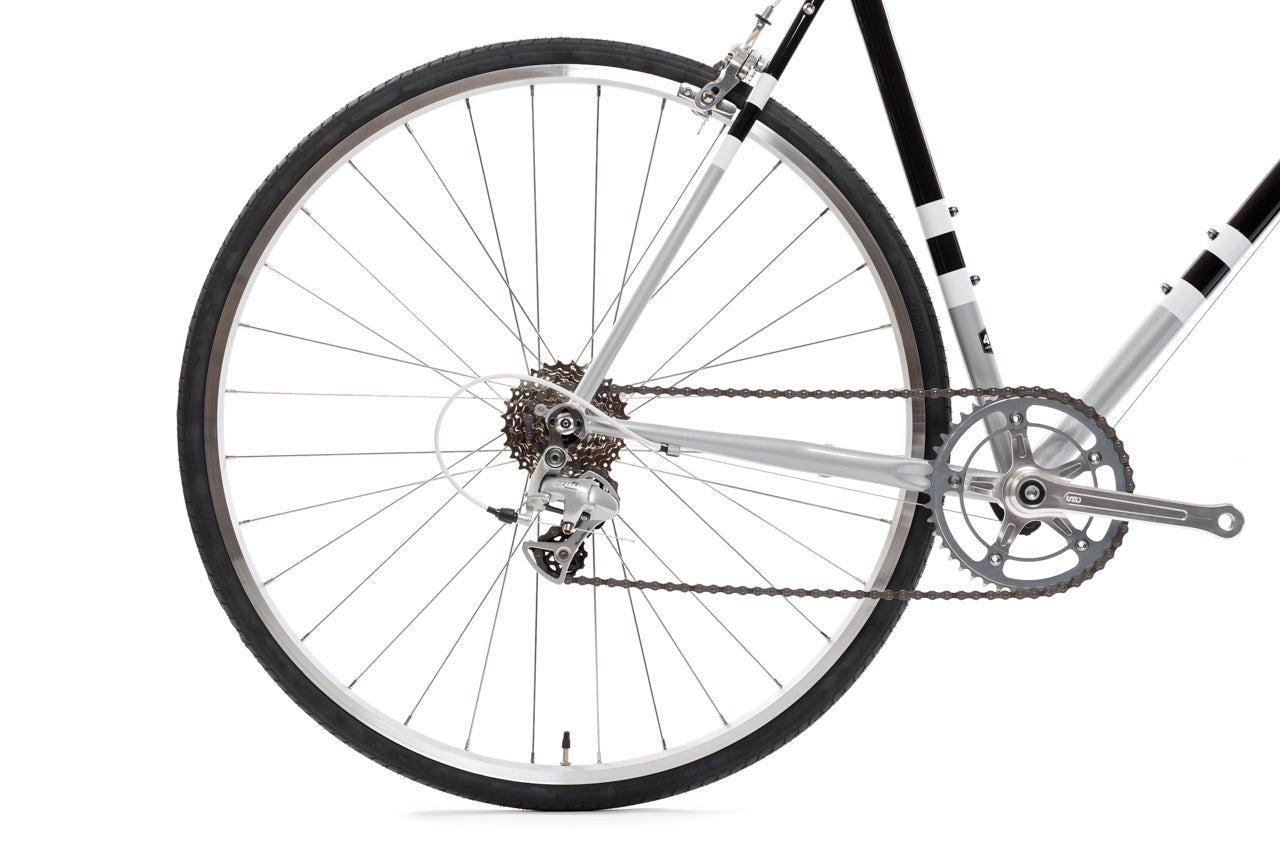 4130 Road - Black & Metallic - (8-Speed) - Cycleson